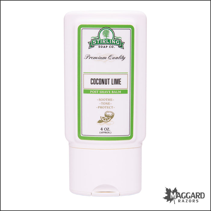 Stirling Soap Co. Coconut Lime Seasonal Aftershave Balm, 4oz - Seasonal Release