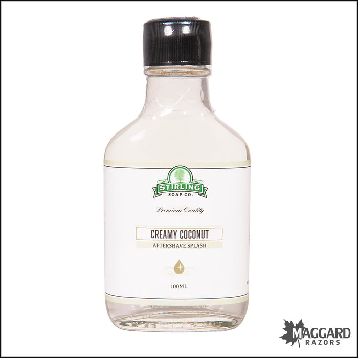 Stirling Soap Co. Creamy Coconut Artisan Aftershave Splash, 100ml