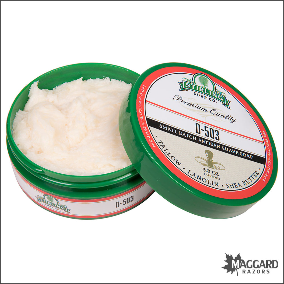 Stirling Soap Co. D-503 Shaving Soap, 5.8oz - Seasonal Release ...