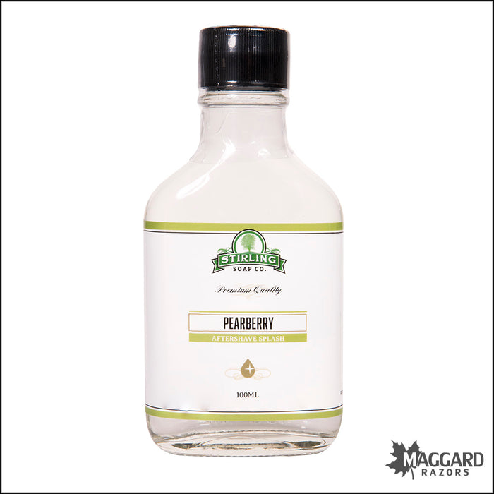 Stirling Soap Co. Pearberry Aftershave Splash, 100ml - Seasonal