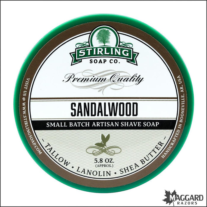 Stirling-Soap-Co-Sandalwood-artisan-shave-soap-5oz