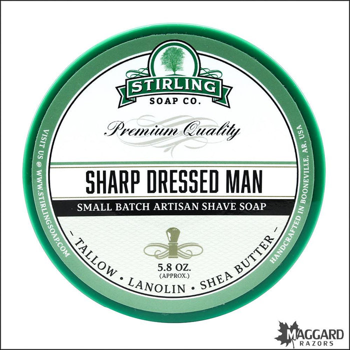 Stirling-Soap-Co-Sharp-Dressed-Man-artisan-shave-soap-5oz
