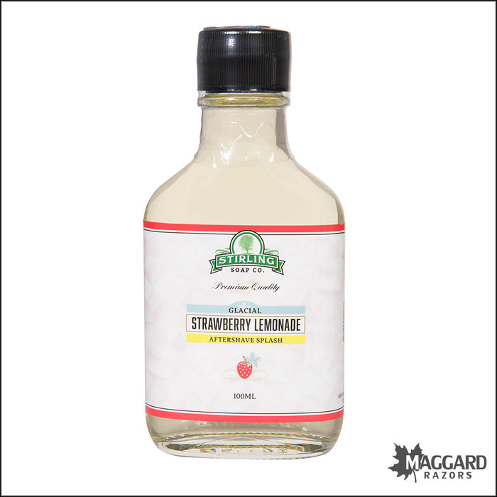 Stirling Soap Co. Glacial Strawberry Lemonade Artisan Aftershave Splash, 100ml