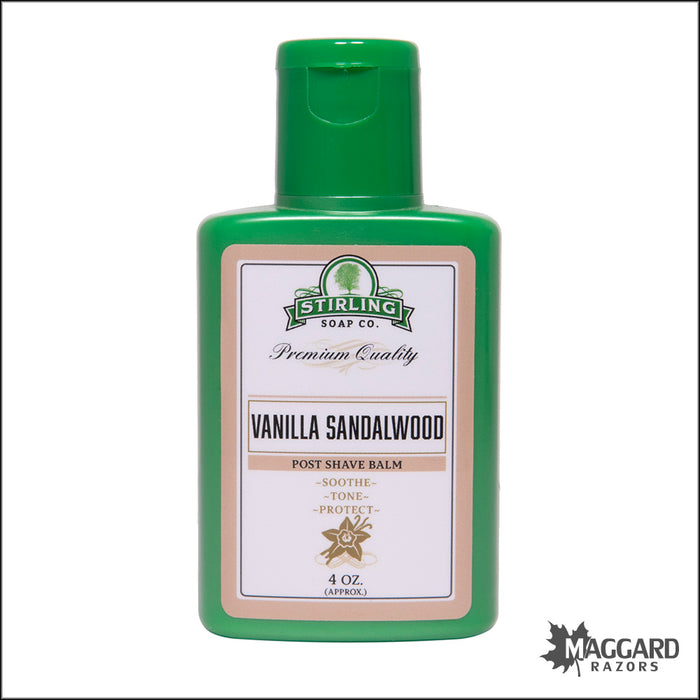 Stirling Soap Co. Vanilla Sandalwood Aftershave Balm, 4oz