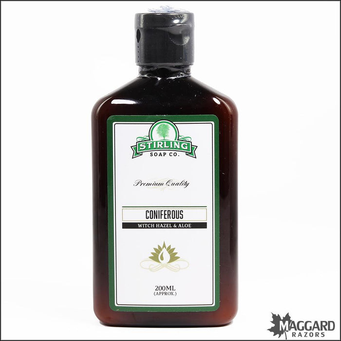 Stirling-Soap-Co-Witch-Hazel-Aloe-Aftershave-200ml-Coniferous-1