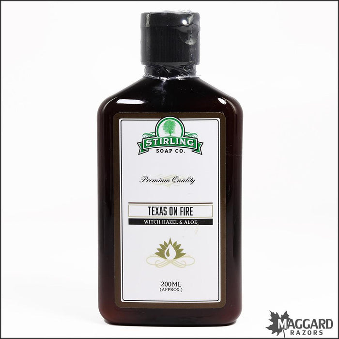 Stirling-Soap-Co-Witch-Hazel-Aloe-Aftershave-200ml-Texas-On-Fire-1