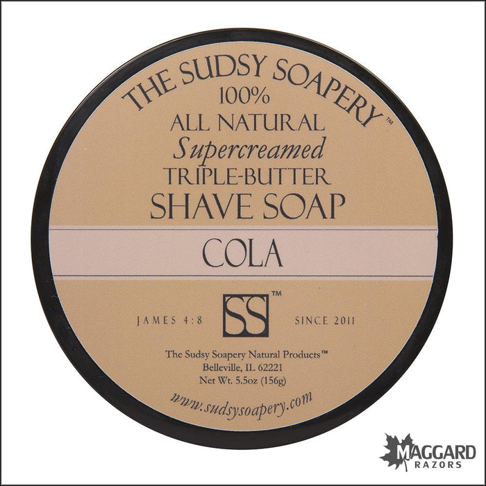 Sudsy-Soapery-Cola-Artisan-Shaving-Soap-5.5oz