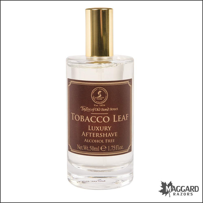 Taylor of Old Bond Street Tobacco Leaf Alcohol Free Aftershave, 50ml —  Maggard Razors