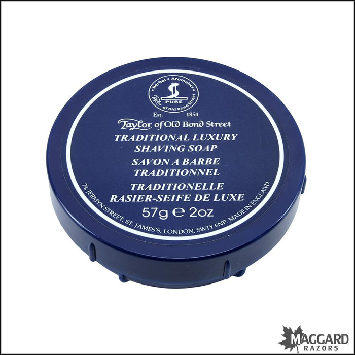 Soap — Street Taylor Shaving Bond of Razors in 57g Traditional Old Maggard Bowl,