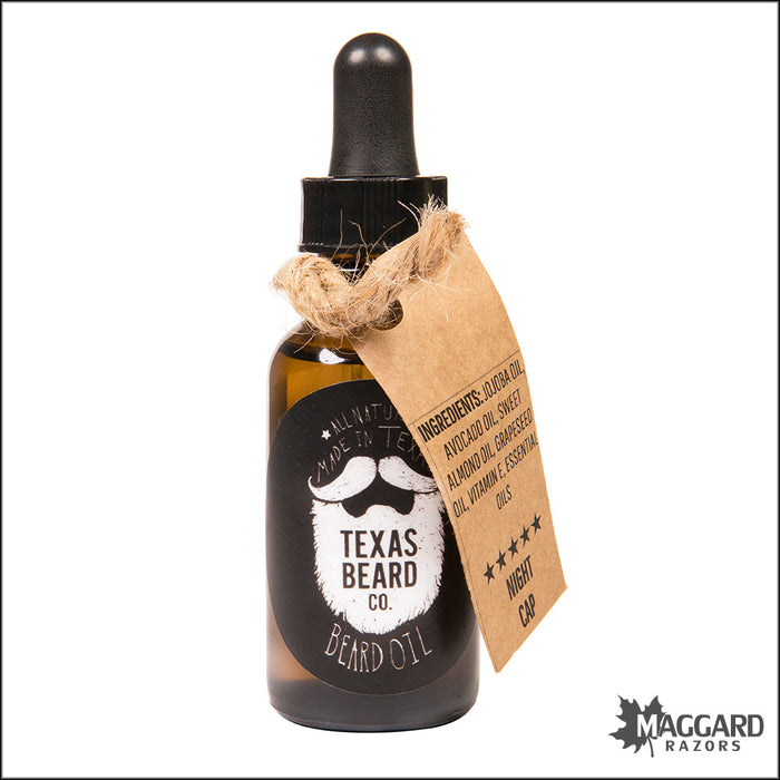 Texas Beard Co. Night Cap Beard Oil, 1oz