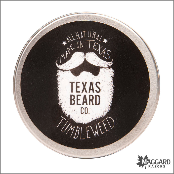 Texas Beard Co. Tumbleweed Unscented Beard Balm, 2oz