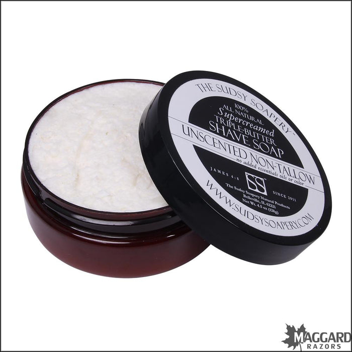 The-Sudsy-Soapery-Unscented-Non-Tallow-Artisan-Shaving-Soap-5oz-2