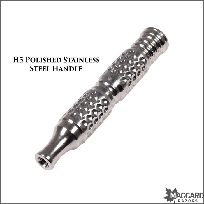 Timeless-Razor-H5-Polished-Stainless-Steel-Safety-Razor-Handle