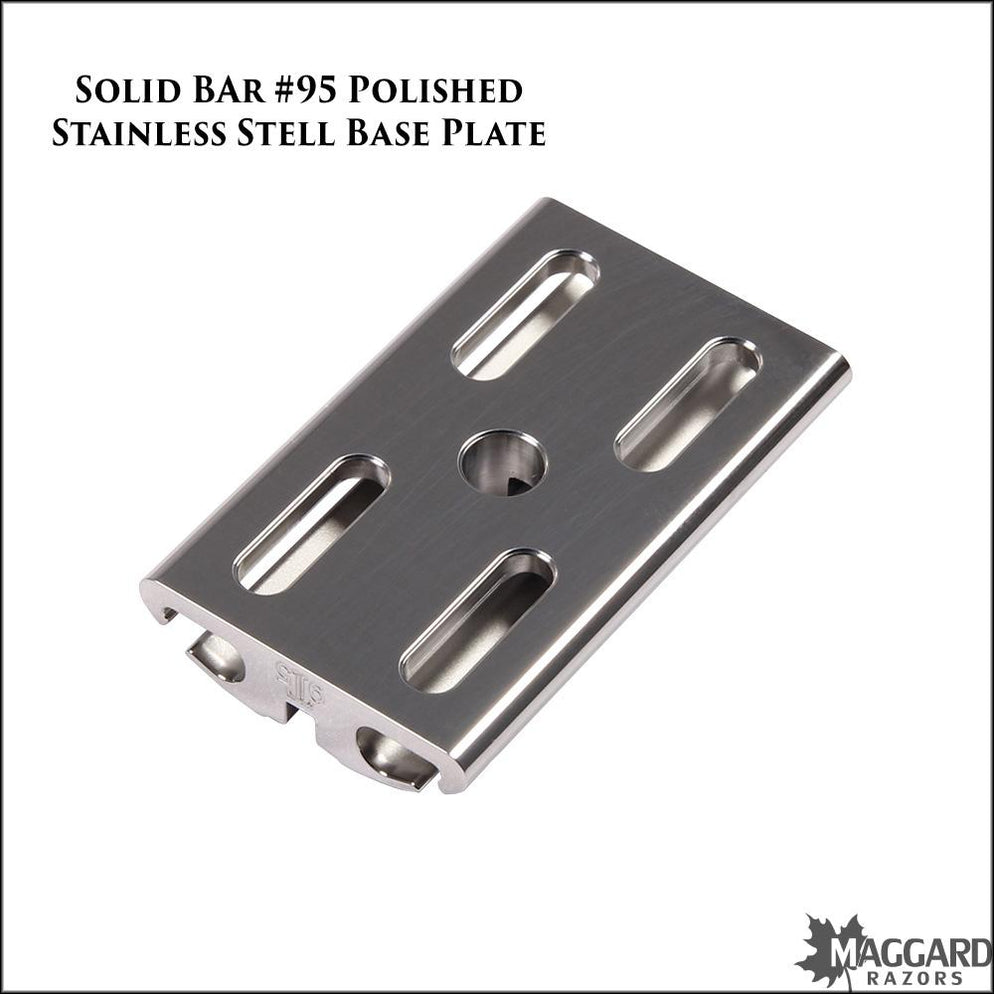 Timeless Razor Base Plates Stainless Steel, 16 types — Maggard Razors
