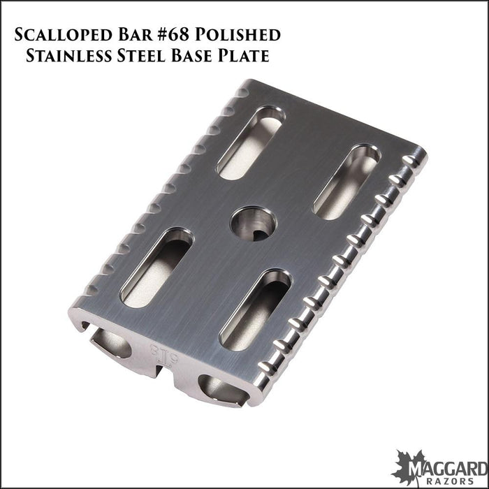 Timeless-Razor-SCL68-Scalloped-Bar-Polished-Stainless-Steel-Base-Plate-2