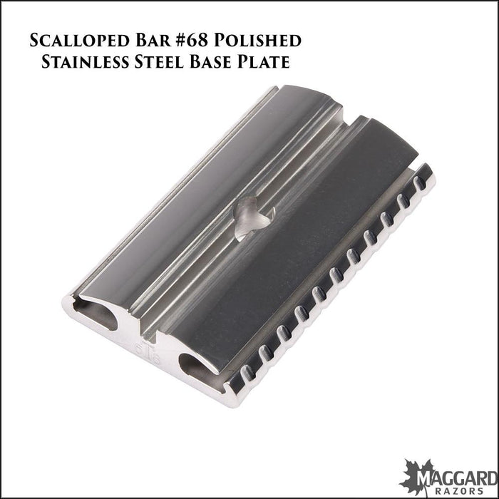 Timeless-Razor-SCL68-Scalloped-Bar-Polished-Stainless-Steel-Base-Plate