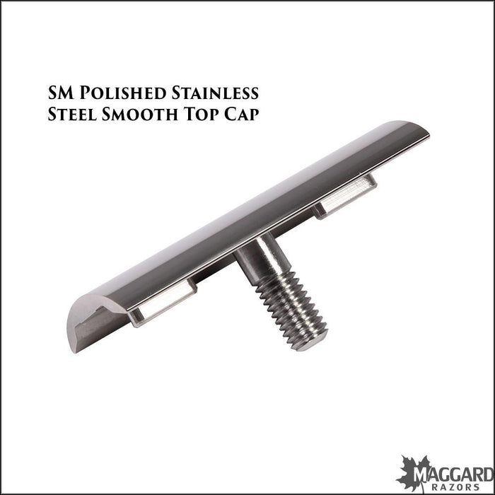 Timeless-Razor- SM-Top-Cap-Polished-Stainless -Steel-