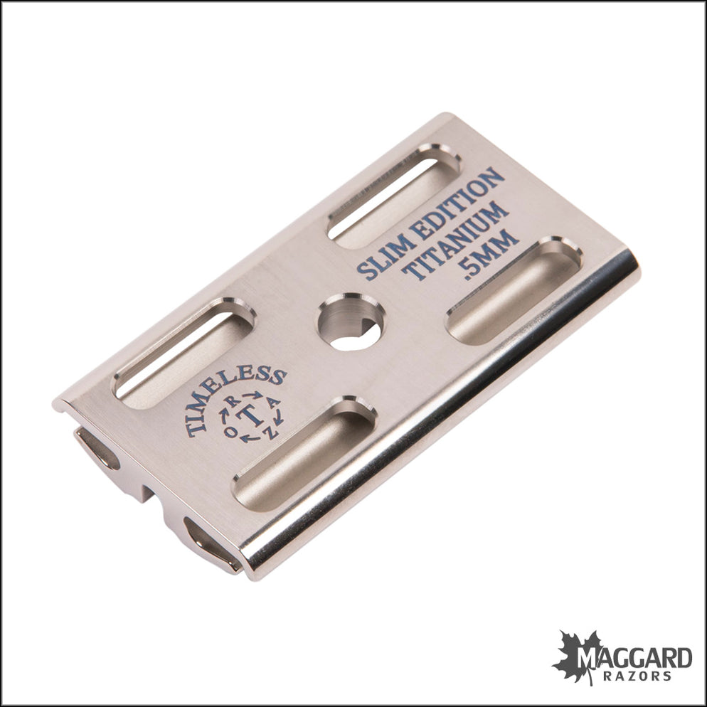 Timeless Razor Titanium Base Plates, 16 types — Maggard Razors