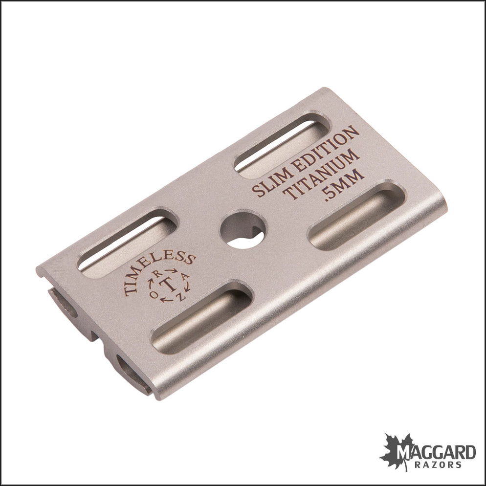 Timeless Razor Titanium Base Plates, 16 types — Maggard Razors