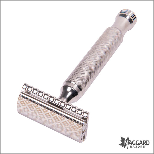 The Gentleman Super Platinum Stainless Steel Double Edge Safety Razor —  Maggard Razors