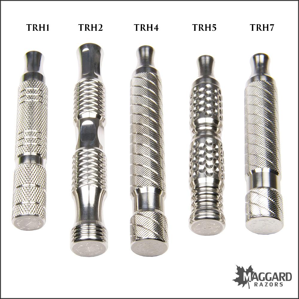 Timeless Razor Stainless Steel Handle Only, 10 types — Maggard Razors