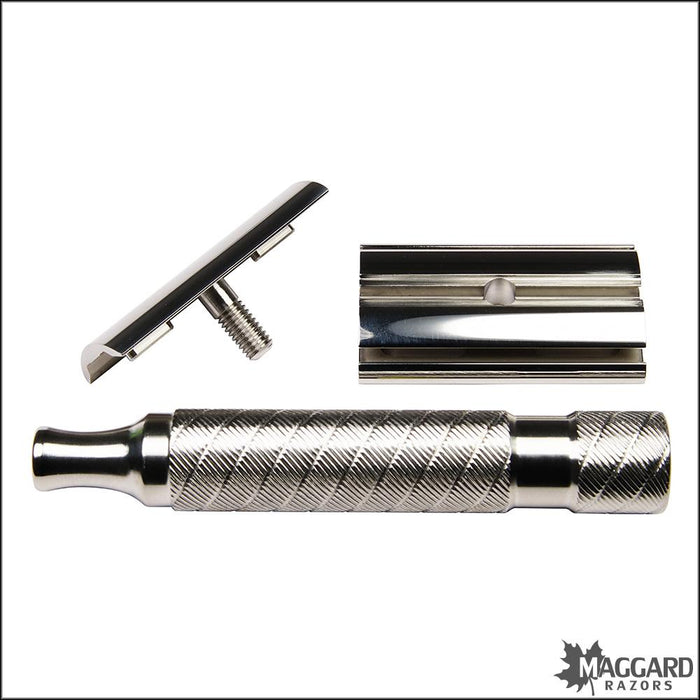 Fully Built Razor Timeless Razor Complete Stainless Steel Safety Razor, Build Your Own ...