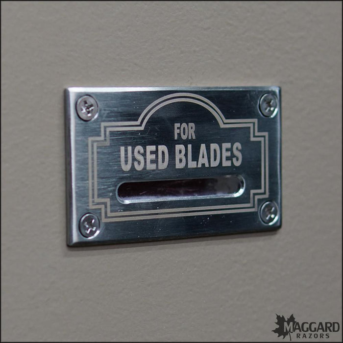 Maggard Razors Blade Bank Used Blades Lifetime Wall Slot