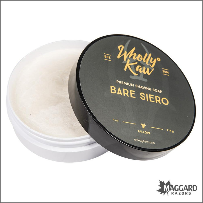 Wholly-Kaw-Bare-Siero-Unscented-Artisan-Shaving-Soap-Seiro-Base-4oz-2