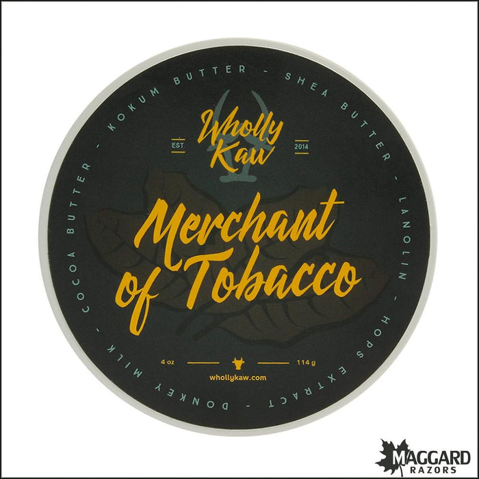 Wholly-Kaw-Merchant-of-Tobacco-Artisan-Tallow-Shaving-Soap-4oz