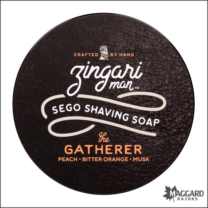 Zingari Man The Gatherer Artisan Shaving Soap, 5oz - Sego Base - Seasonal Release