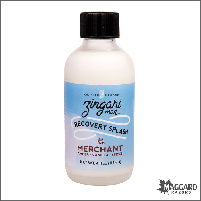 Zingari Man The Merchant Aftershave Recovery Splash, 4oz - Alcohol Free