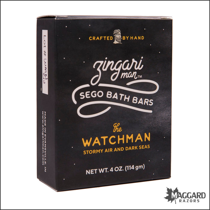 Zingari Man The Watchman Artisan Bath Bar, 4oz
